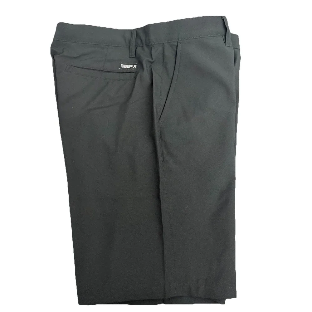 Hurley Men's Black Size 34 Flex Terrain Hybrid Walking Shorts 9.75 In Inseam New